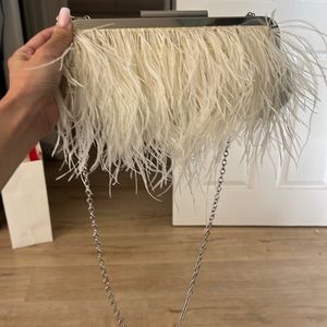 Nastygal furry clutch LIKE NEW